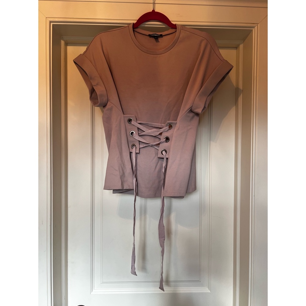 Off-pink shirt